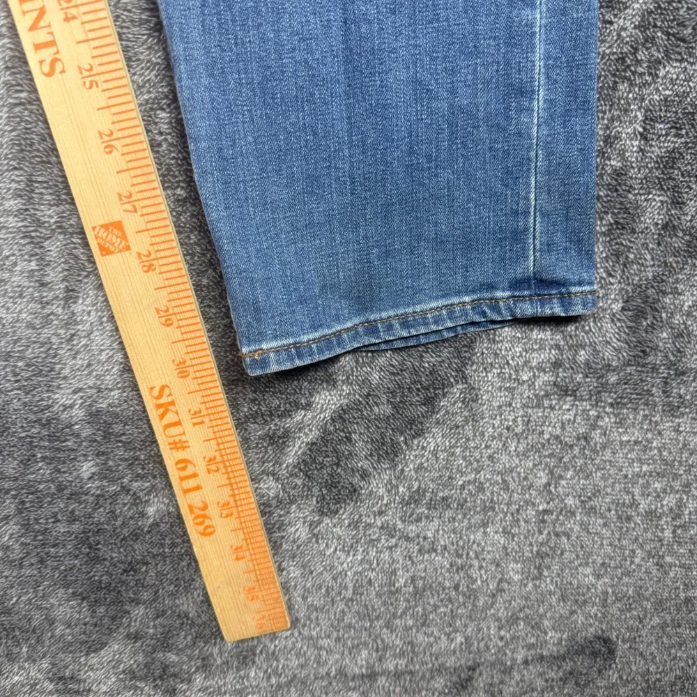 Robert Graham Mens Straight Leg Jeans Medium Wash Blue Paisley Lining Size 30